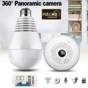 Smart 360 Wifi Bulb Camera 1080p Full HD Resolution with Night Vision