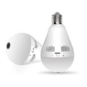 Smart 360 Wifi Bulb Camera 1080p Full HD Resolution with Night Vision